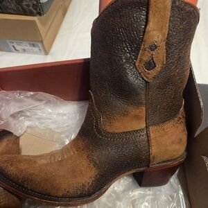Corral Distressed Brown Leather Western Boots